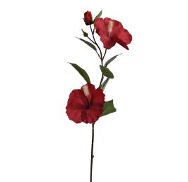 HIBISCUS SPRAY 73CM RED