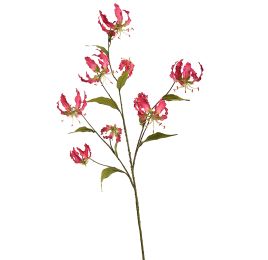 LARGE GLORIOSA SPRAY X 9 125CM FUCHSIA