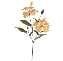 HIBISCUS SPRAY 70CM GREEN
