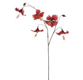 HIBISCUS HANGING 110CM RED