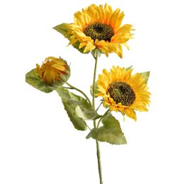 SUNFLOWER X 3 67CM YELLOW