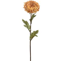 INCURVED MUM DRY LOOK 60CM YELLOW