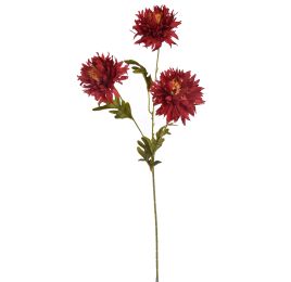 SMALL MUM SPRAY 60CM RED