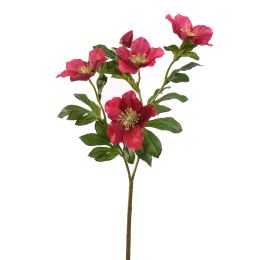 CHRISTMAS ROSE 65CM BEAUTY