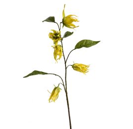 YLANG FLOWER SPRAY 76CM YELLOW