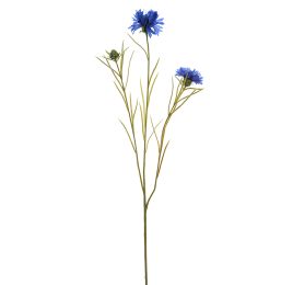 CORNFLOWER SPRAY X 3 66CM BLUE