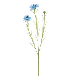 CORNFLOWER SPRAY X 3 66CM LIGHT BLUE