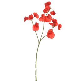 SWEET PEA SPRAY 66CM RED