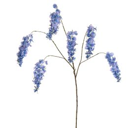LARGE WISTERIA SPRAY 120CM BLUE