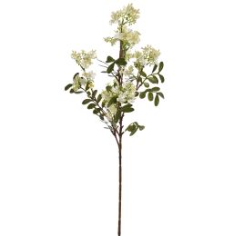 WILD LILAC BRANCH 85CM CREAM
