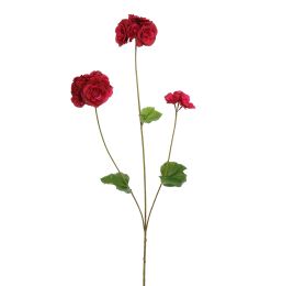 BEGONIA FLOWER 75CM BURGUNDY