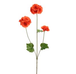 BEGONIA FLOWER 75CM ORANGE