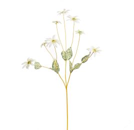 COLORED STEM EDELWEISS 91CM CREAM