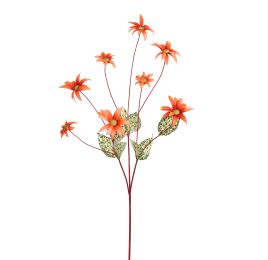 COLORED STEM EDELWEISS 91CM ORANGE