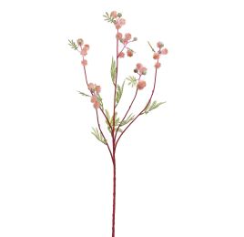 COLORED STEM MIMOSA 85CM PINK