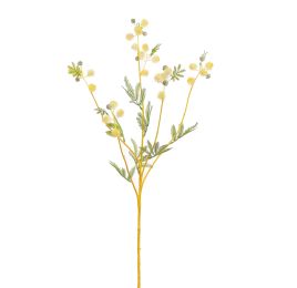 COLORED STEM MIMOSA 85CM YELLOW