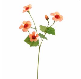 NASTURTIUM FLOWER 68CM CORAL