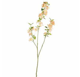 SPRING FLOWER SPRAY 100CM PEACH