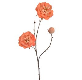 ROSE SPRAY 69CM ORANGE