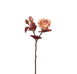 ROSE SPRAY 60CM VELVET PINK