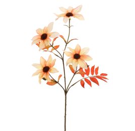 DAHLIA FLOWER 65CM PEACH