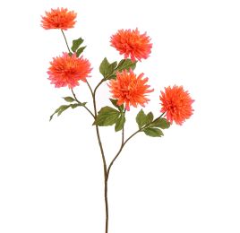 MUM SPRAY 105CM CORAL