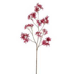 MINI FLOWER BRANCH 113CM BORDEAUX