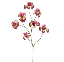IRIS SPRAY 113CM BURGUNDY