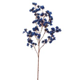 FLOWER SPRAY 85CM DARK BLUE