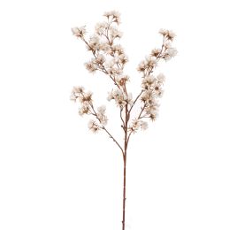 FLOWER SPRAY 85CM WHITE