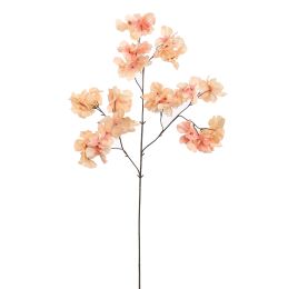 WILD HYDRANGEA SPRAY 85CM PEACH