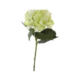 SINGLE MEDIUM HYDRANGEA 53CM LIGHT GREEN