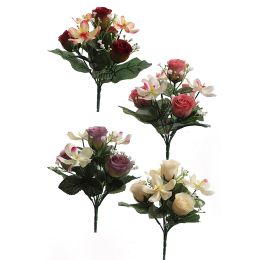 ROSEBUD ORCHID BUSH X7 25CM ASSORTED