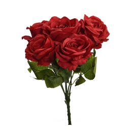 ROSE BUSH X 6 40CM RED
