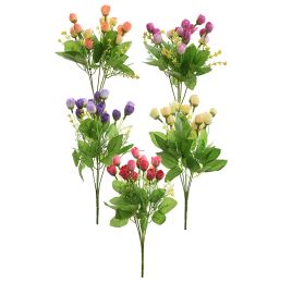 MINI ROSE BUSH X 5 32CM ASSORTED