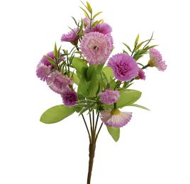 MINI BELLIS BUSH X 5 32CM LAVENDER