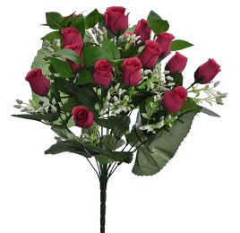 ROSE BUD BUSH X 18 50CM BEAUTY