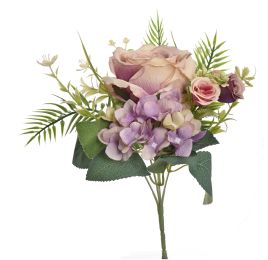 SMALL ROSE BUSH 30CM LILAC