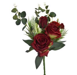 ROSE BUSH 45CM RED