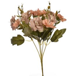 MINI ROSE BUSH 28CM TAUPE