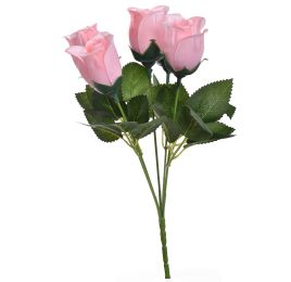 MINI ROSEBUD BUSH 30CM PINK