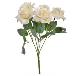 DIAMOND ROSE BUSH 27CM CREAM