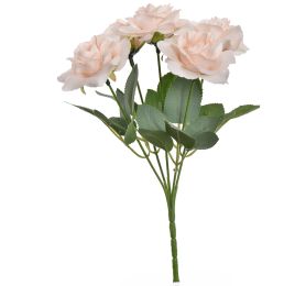 DIAMOND ROSE BUSH 27CM LIGHT PEACH