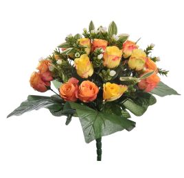 ROSE BUD X36 BUSH 42CM ORANGE