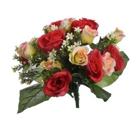ROSE/ROSEBUD X36 BUSH 42CM RED SALMON
