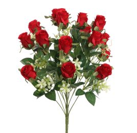 ROSEBUD X18 BUSH 50CM RED