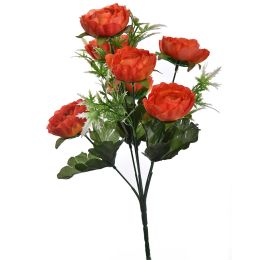 RANUNCULUS X7 BUSH 35CM ORANGE