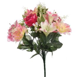 ROSE/LILY/GERBERA X22 BUSH 43CM BEAUTY