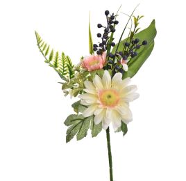 GERBERA X5 BUSH 39CM CREAM
