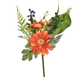 GERBERA X5 BUSH 39CM ORANGE